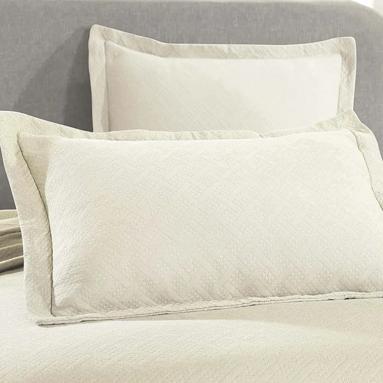 SUPERIOR® Basketweave Matelasse Cotton Woven Jacquard Bedspread