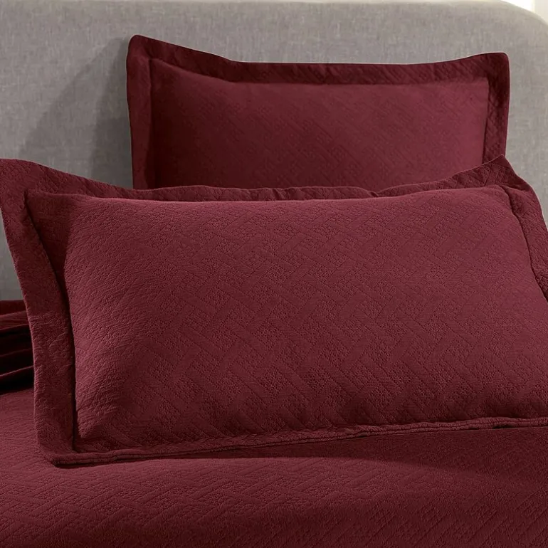 SUPERIOR® Basketweave Matelasse Cotton Woven Jacquard Bedspread