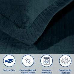 SUPERIOR® Basketweave Matelasse Cotton Woven Jacquard Bedspread