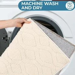 SUPERIOR® Brou 2-Pc Diamond Lattice Bath Rug