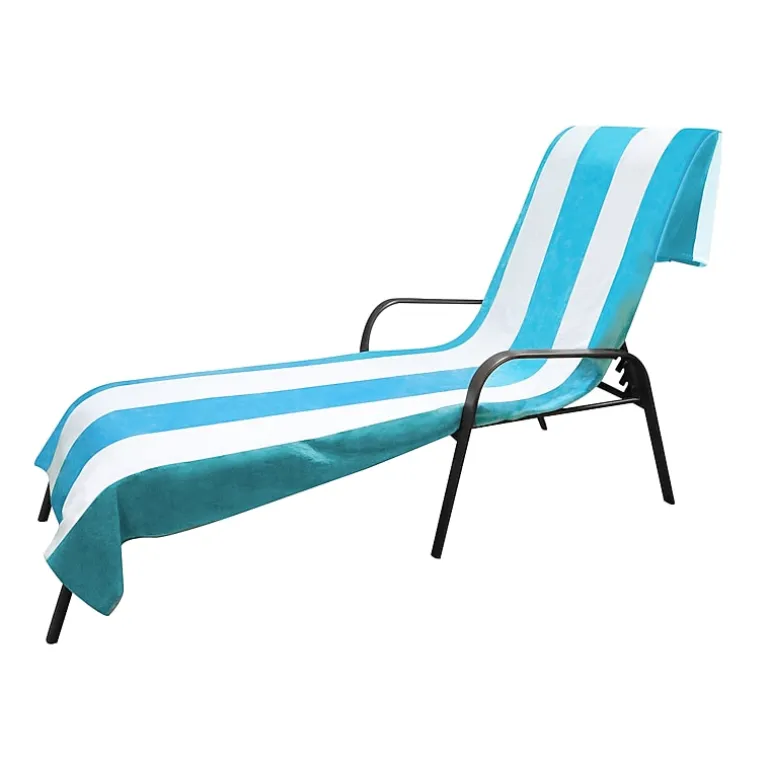 SUPERIOR® Cabana Collection | 100% Cotton Quick Dry Cabana Towel & Lounge Chair Cover