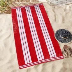 SUPERIOR® Cabana Collection |100% Cotton Quick Dry 2 Piece Beach Towel Set