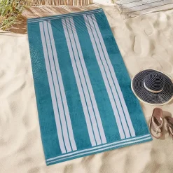 SUPERIOR® Cabana Collection |100% Cotton Quick Dry 2 Piece Beach Towel Set