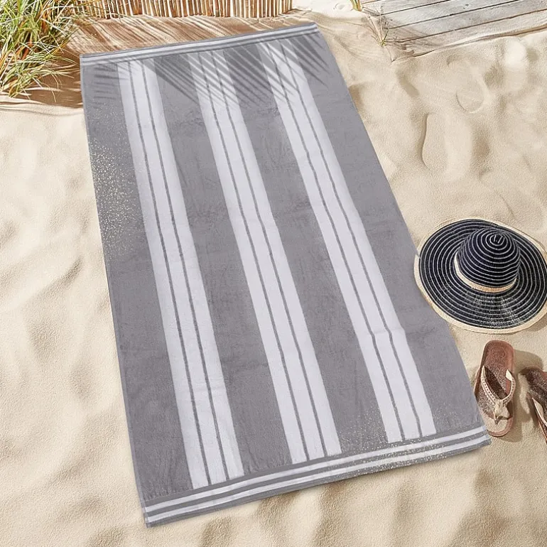 SUPERIOR® Cabana Collection |100% Cotton Quick Dry 2 Piece Beach Towel Set