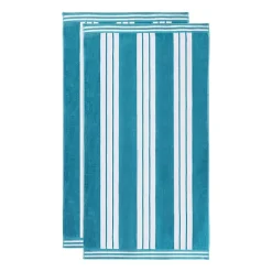 SUPERIOR® Cabana Collection |100% Cotton Quick Dry 2 Piece Beach Towel Set