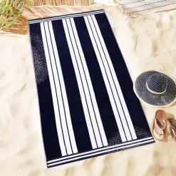SUPERIOR® Cabana Collection |100% Cotton Quick Dry 2 Piece Beach Towel Set
