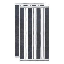 SUPERIOR® Cabana Collection |100% Cotton Quick Dry 2 Piece Beach Towel Set