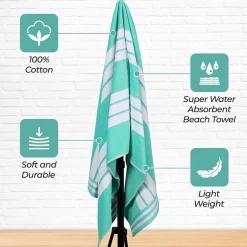 SUPERIOR® Cabana Collection | 100% Cotton Quick Dry Beach Towel