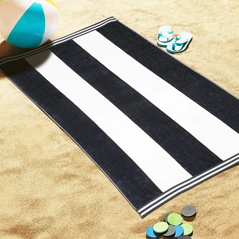 SUPERIOR® Cabana Stripe Oversized Quick Dry Beach Towel