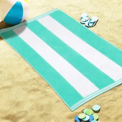 SUPERIOR® Cabana Stripe Oversized Quick Dry Beach Towel