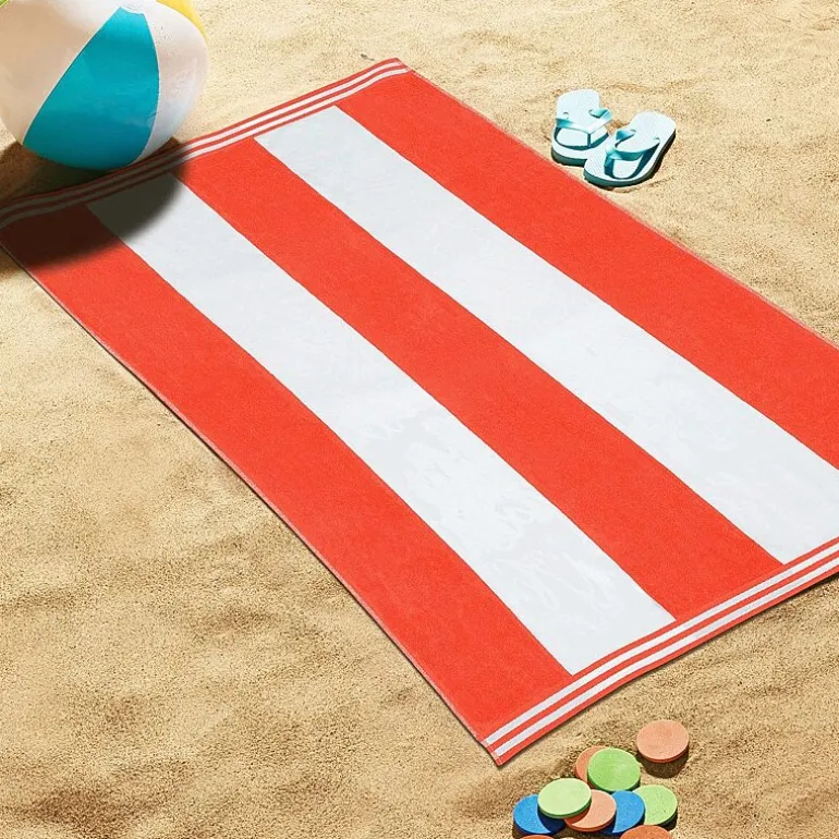 SUPERIOR® Cabana Stripe Oversized Quick Dry Beach Towel