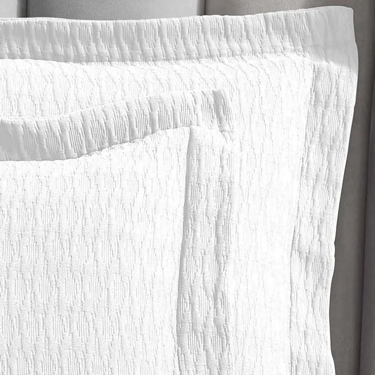 SUPERIOR® Calvert Cotton Lattice Geometric Jacquard Bedspread
