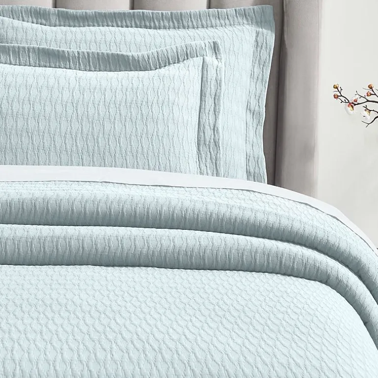 SUPERIOR® Calvert Cotton Lattice Geometric Jacquard Bedspread