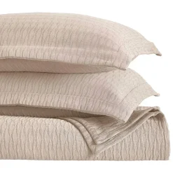 SUPERIOR® Calvert Cotton Lattice Geometric Jacquard Bedspread