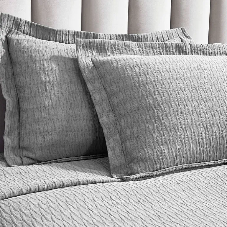 SUPERIOR® Calvert Cotton Lattice Geometric Jacquard Bedspread