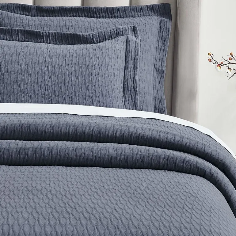 SUPERIOR® Calvert Cotton Lattice Geometric Jacquard Bedspread