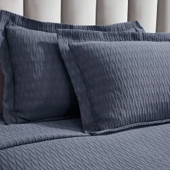 SUPERIOR® Calvert Cotton Lattice Geometric Jacquard Bedspread