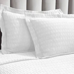 SUPERIOR® Calvert Cotton Lattice Geometric Jacquard Bedspread