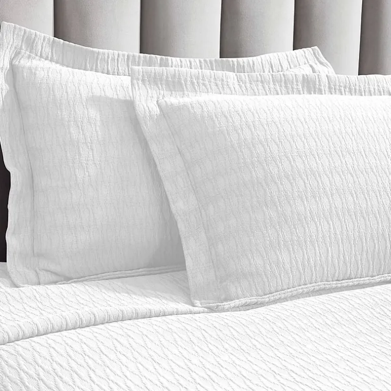 SUPERIOR® Calvert Cotton Lattice Geometric Jacquard Bedspread