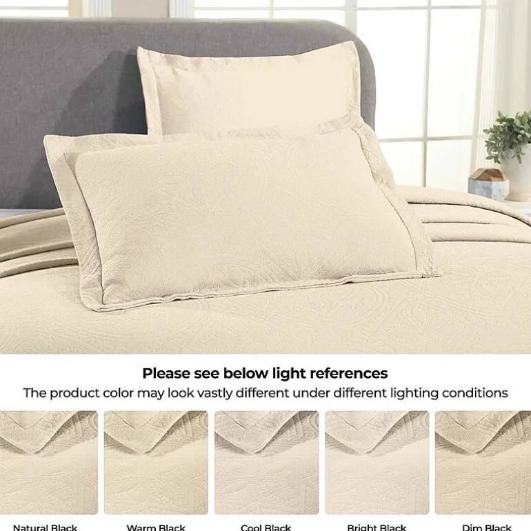 SUPERIOR® Celtic Circle Textured Woven Jacquard Bedspread with Shams