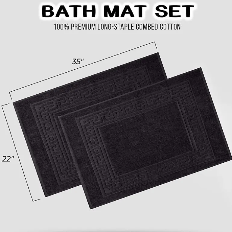 SUPERIOR® Cotton 2-Pc Bath Mat