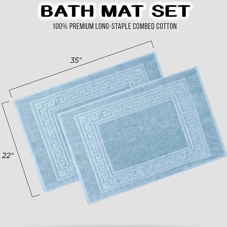 SUPERIOR® Cotton 2-Pc Bath Mat