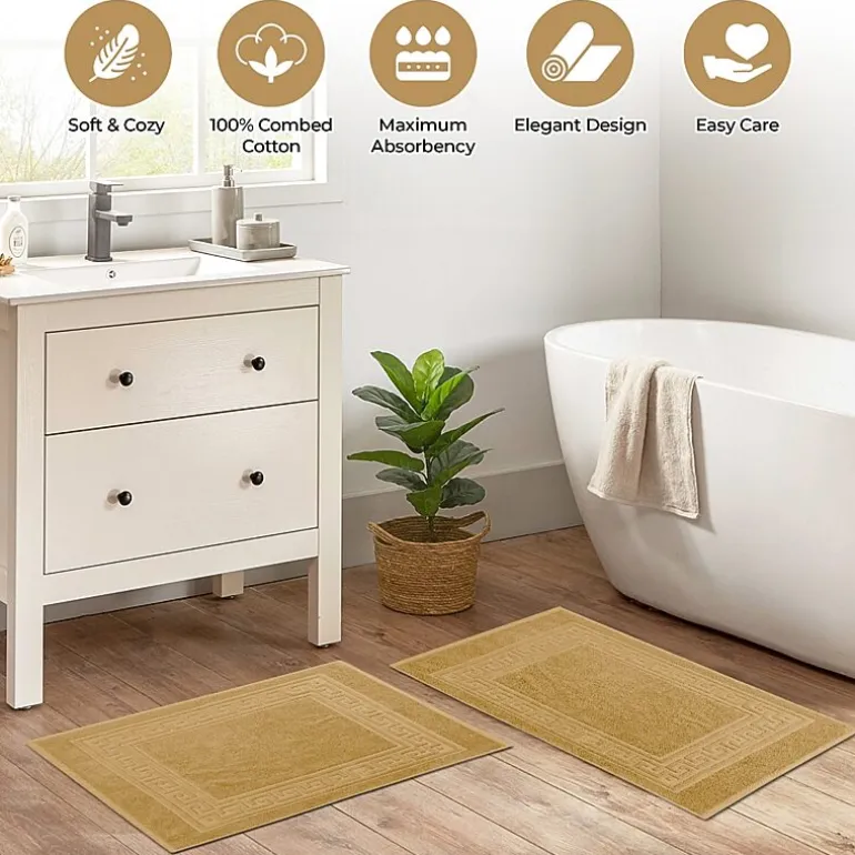 SUPERIOR® Cotton 2-Pc Bath Mat