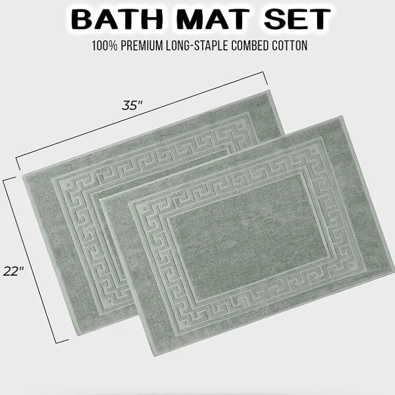 SUPERIOR® Cotton 2-Pc Bath Mat