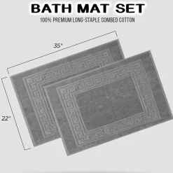 SUPERIOR® Cotton 2-Pc Bath Mat