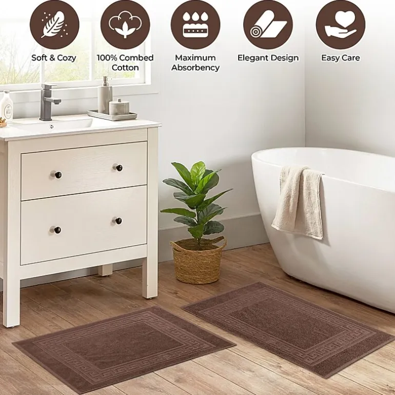 SUPERIOR® Cotton 2-Pc Bath Mat