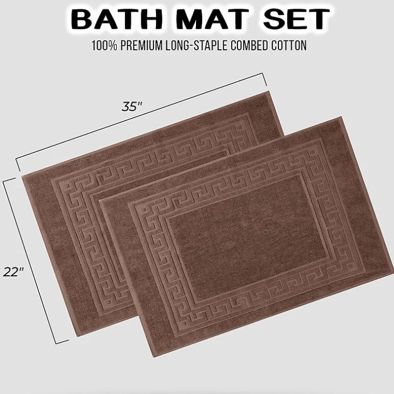 SUPERIOR® Cotton 2-Pc Bath Mat