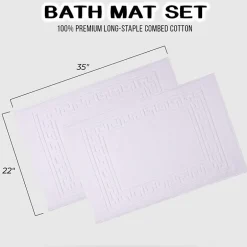 SUPERIOR® Cotton 2-Pc Bath Mat