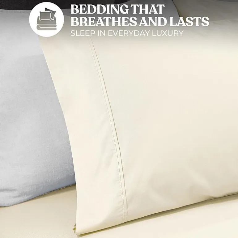 SUPERIOR® Cotton Rich Blend Durable Soft 600tc Deep Pocket Sheet Set