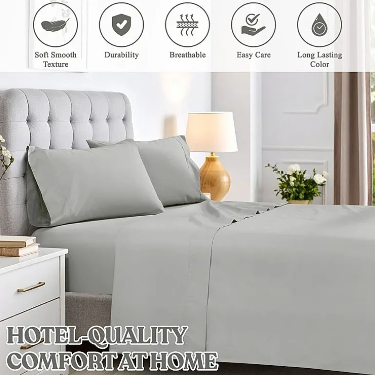 SUPERIOR® Cotton Rich Blend Durable Soft 600tc Deep Pocket Sheet Set