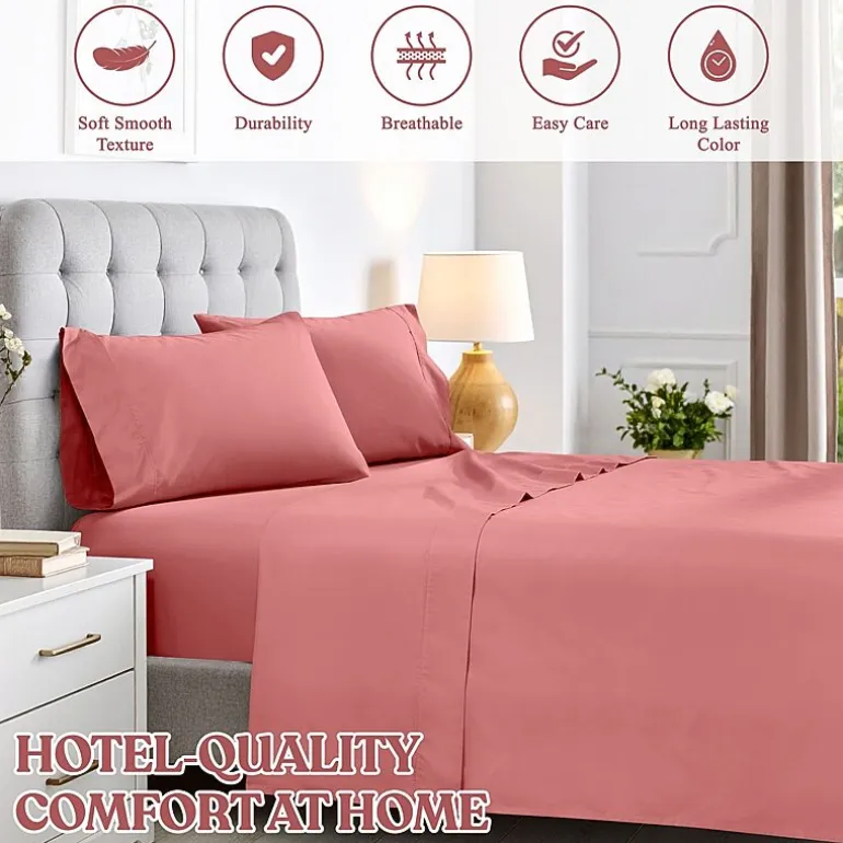 SUPERIOR® Cotton Rich Blend Durable Soft 600tc Deep Pocket Sheet Set
