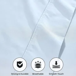 SUPERIOR® Cotton Rich Blend Wrinkle Resistant 1000tc Deep Pocket Sheet Set