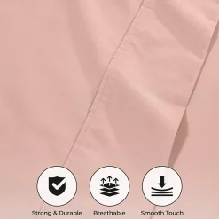 SUPERIOR® Cotton Rich Blend Wrinkle Resistant 1000tc Deep Pocket Sheet Set