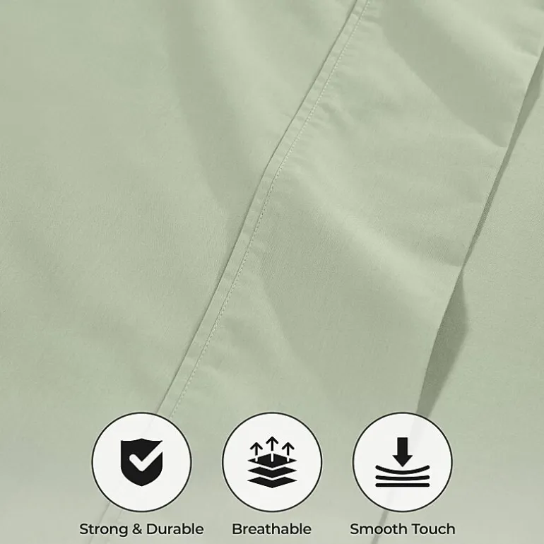 SUPERIOR® Cotton Rich Blend Wrinkle Resistant 1000tc Deep Pocket Sheet Set