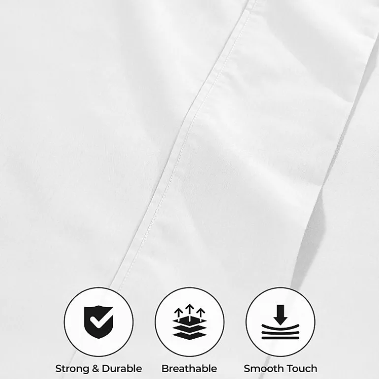SUPERIOR® Cotton Rich Blend Wrinkle Resistant 1000tc Deep Pocket Sheet Set