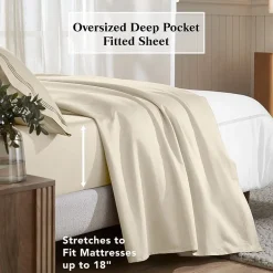 SUPERIOR® Egyptian Cotton Classic Soft 650tc Deep Pocket Sheet Set