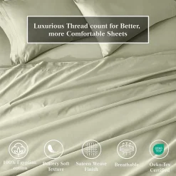SUPERIOR® Egyptian Cotton Classic Soft 650tc Deep Pocket Sheet Set