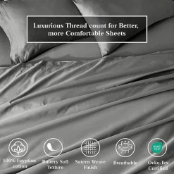 SUPERIOR® Egyptian Cotton Classic Soft 650tc Deep Pocket Sheet Set
