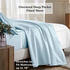 SUPERIOR® Egyptian Cotton Classic Soft 650tc Deep Pocket Sheet Set