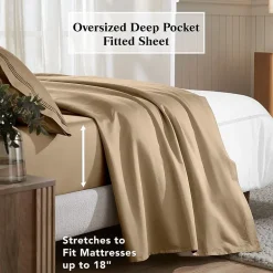 SUPERIOR® Egyptian Cotton Classic Soft 650tc Deep Pocket Sheet Set