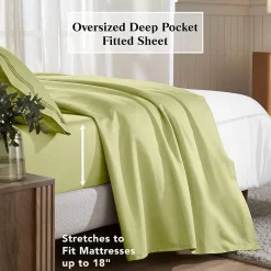 SUPERIOR® Egyptian Cotton Classic Soft 650tc Deep Pocket Sheet Set