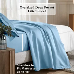 SUPERIOR® Egyptian Cotton Classic Soft 650tc Deep Pocket Sheet Set