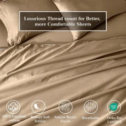 SUPERIOR® Egyptian Cotton Classic Soft 650tc Deep Pocket Sheet Set