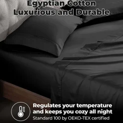SUPERIOR® Egyptian Cotton Durable Soft 400tc Deep Pocket Sheet Set
