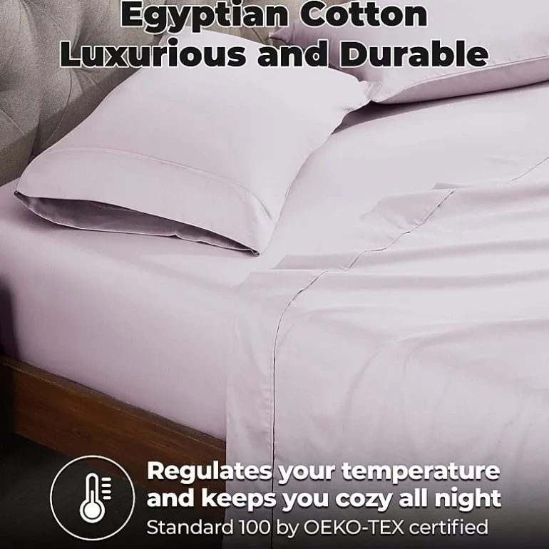 SUPERIOR® Egyptian Cotton Durable Soft 400tc Deep Pocket Sheet Set