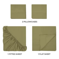 SUPERIOR® Egyptian Cotton Durable Soft 400tc Deep Pocket Sheet Set